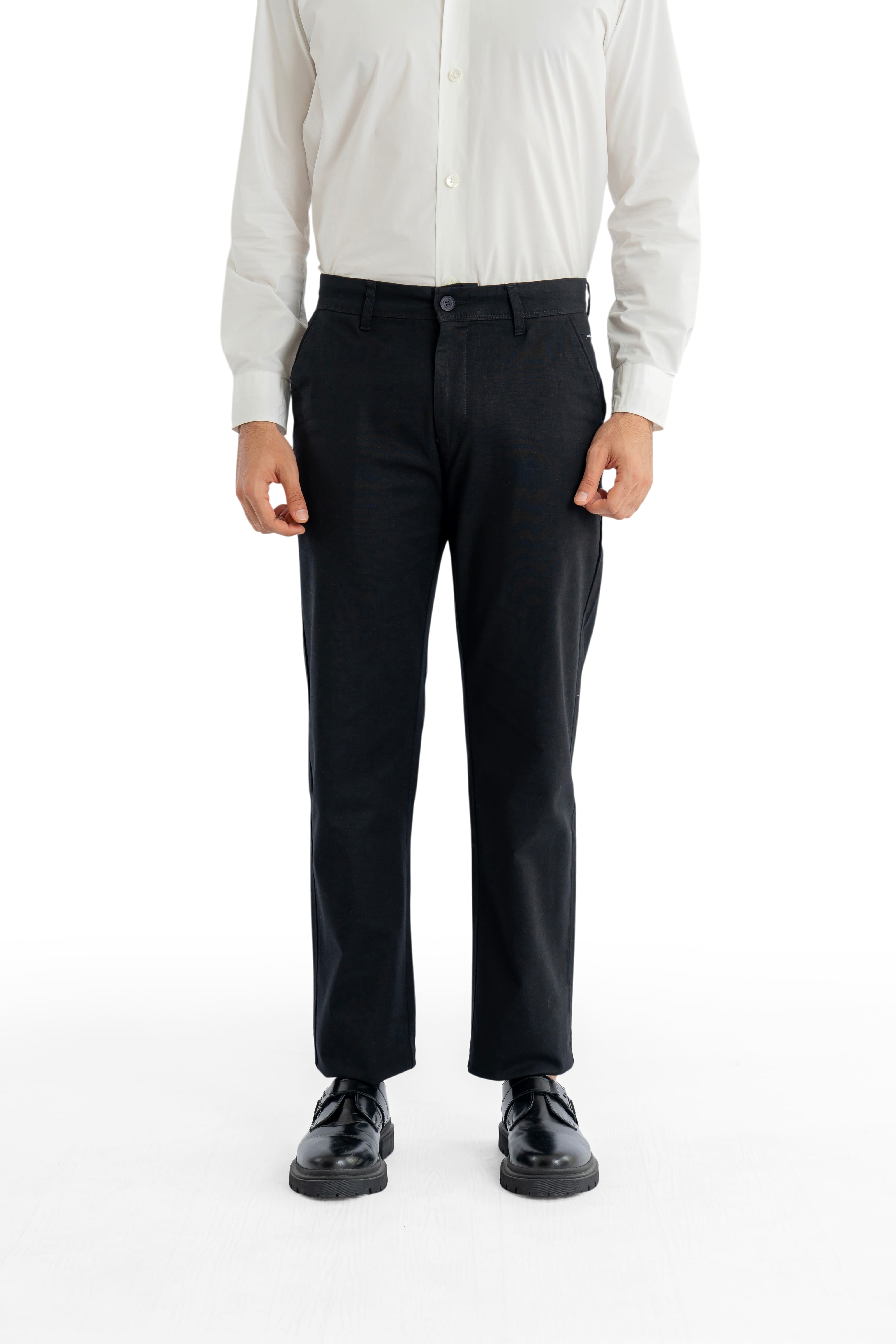 Coast Relaxed Fit Jet Black Trouser