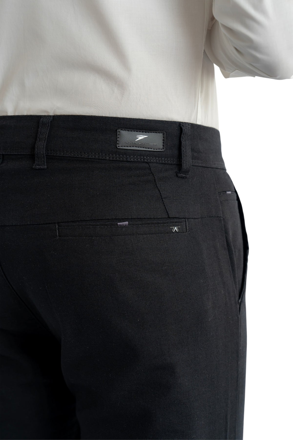 Coast Relaxed Fit Jet Black Trouser.-zoom-2
