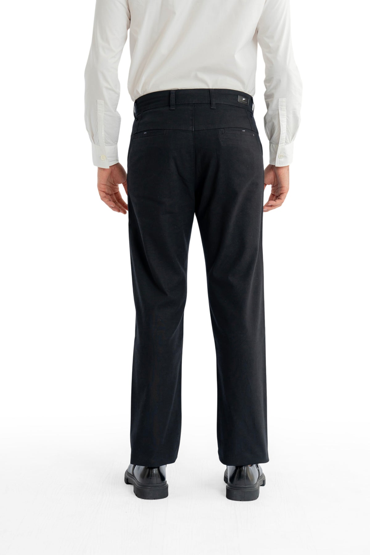 Coast Relaxed Fit Jet Black Trouser.-3