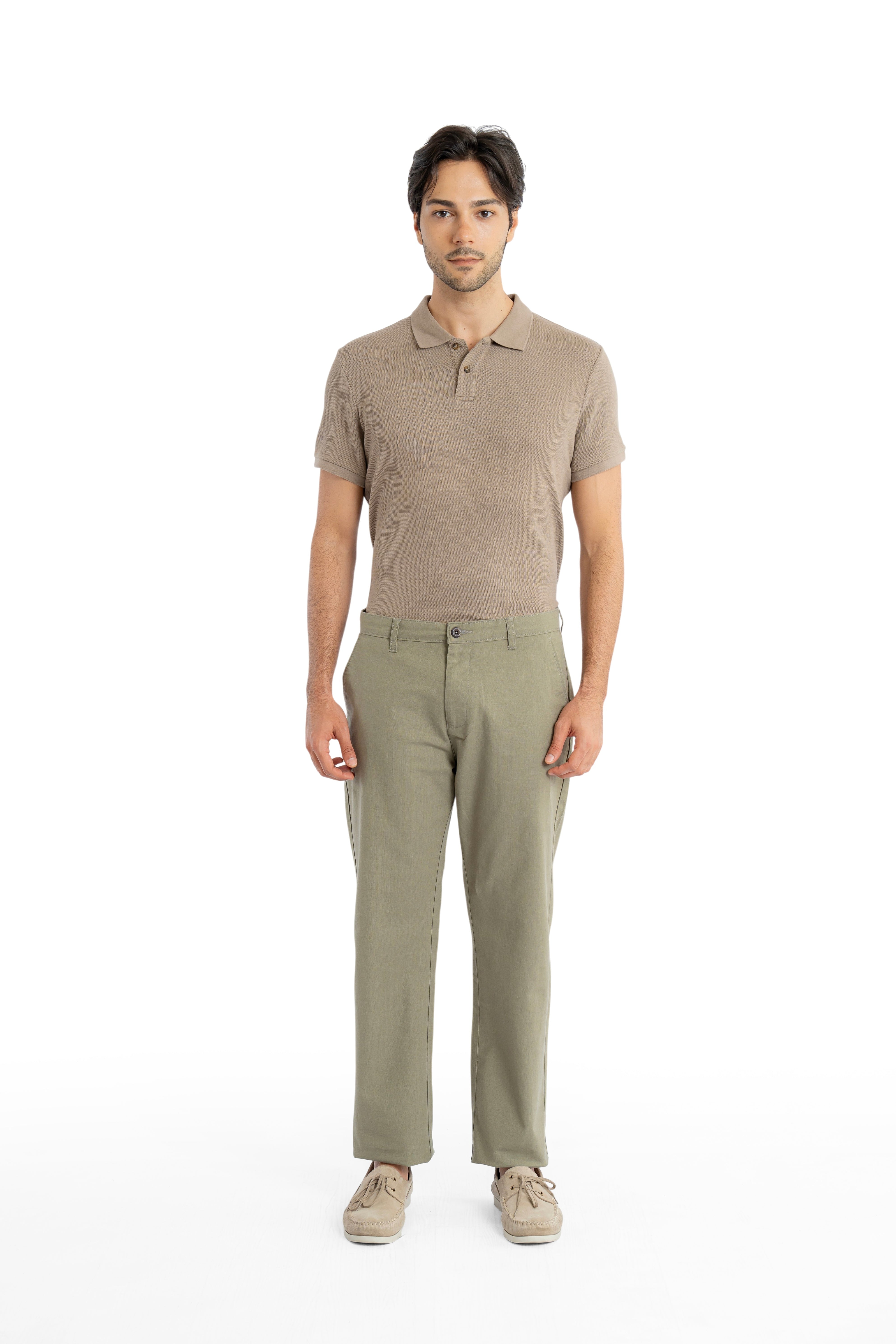 Coast Relaxed Fit Classic Green Trouser