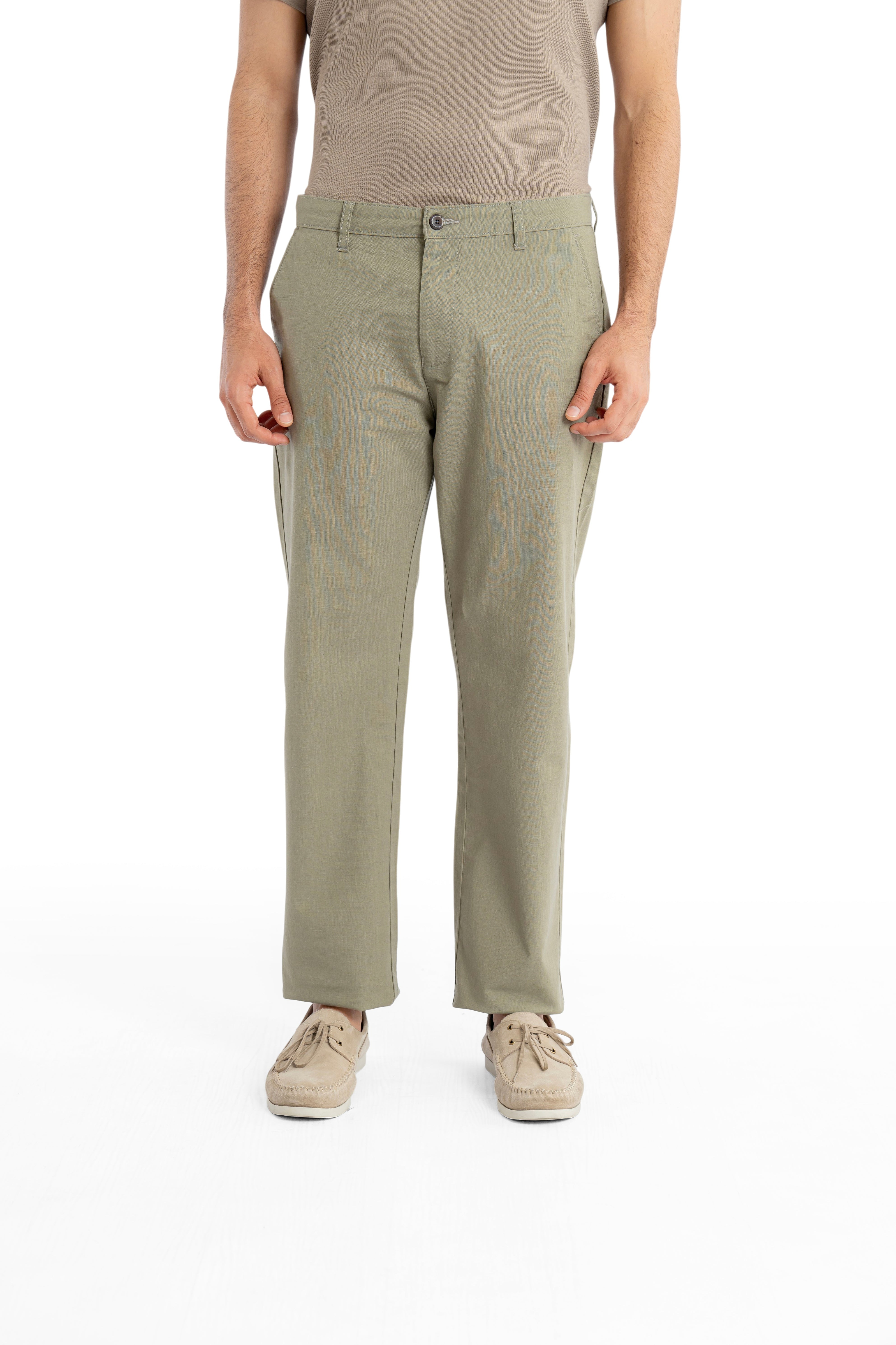 Coast Relaxed Fit Classic Green Trouser