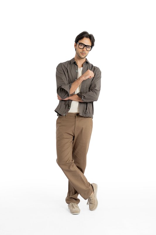 Coast Relaxed Fit Walnut Wood Trouser.-zoom-5
