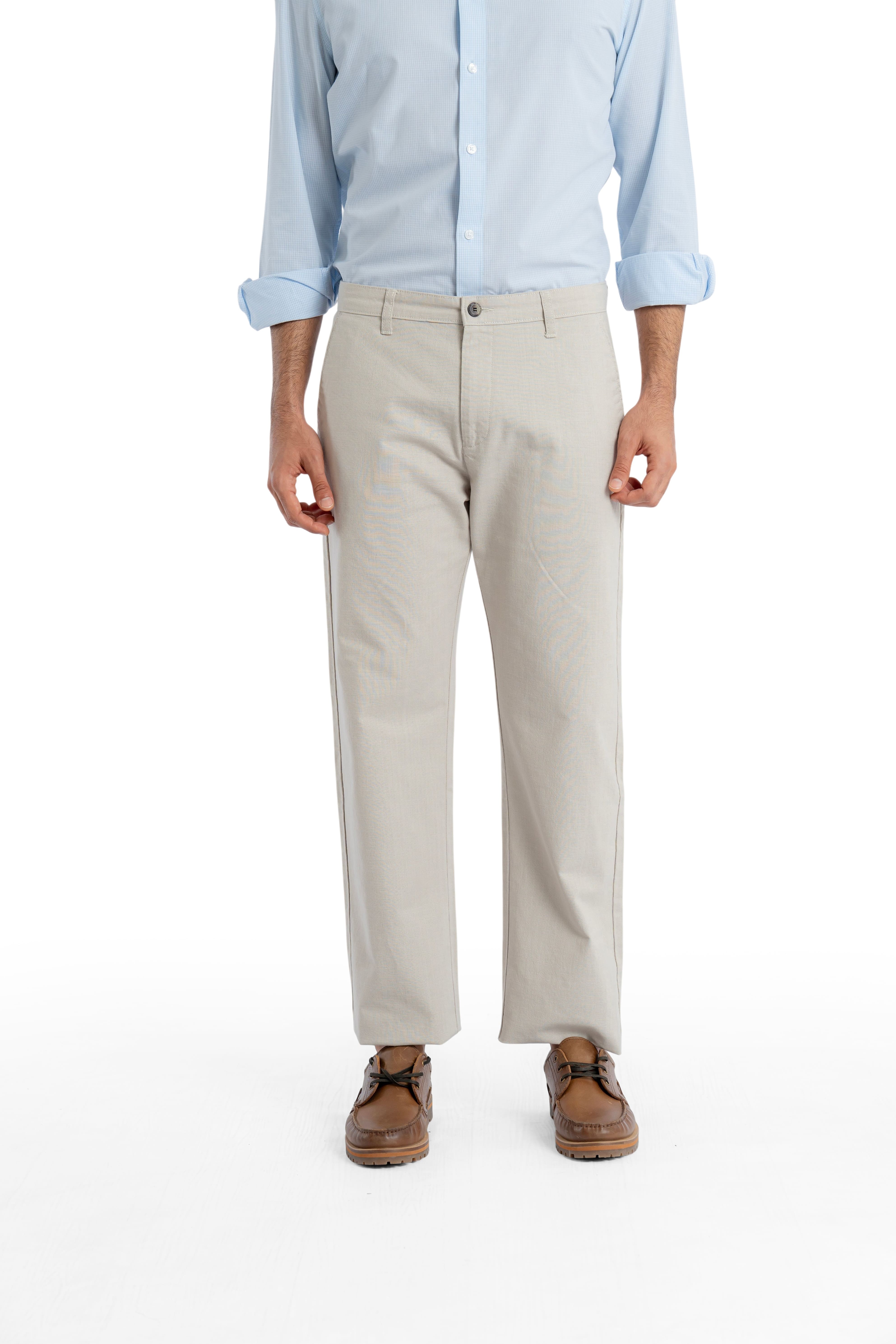 Coast Relaxed Fit Stone Grey Trouser