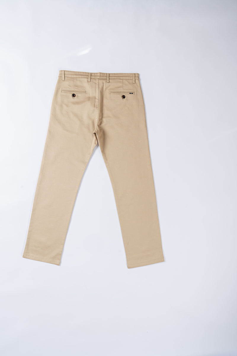 Edge Relaxed Fit Sandstone Beige Trouser-zoom-