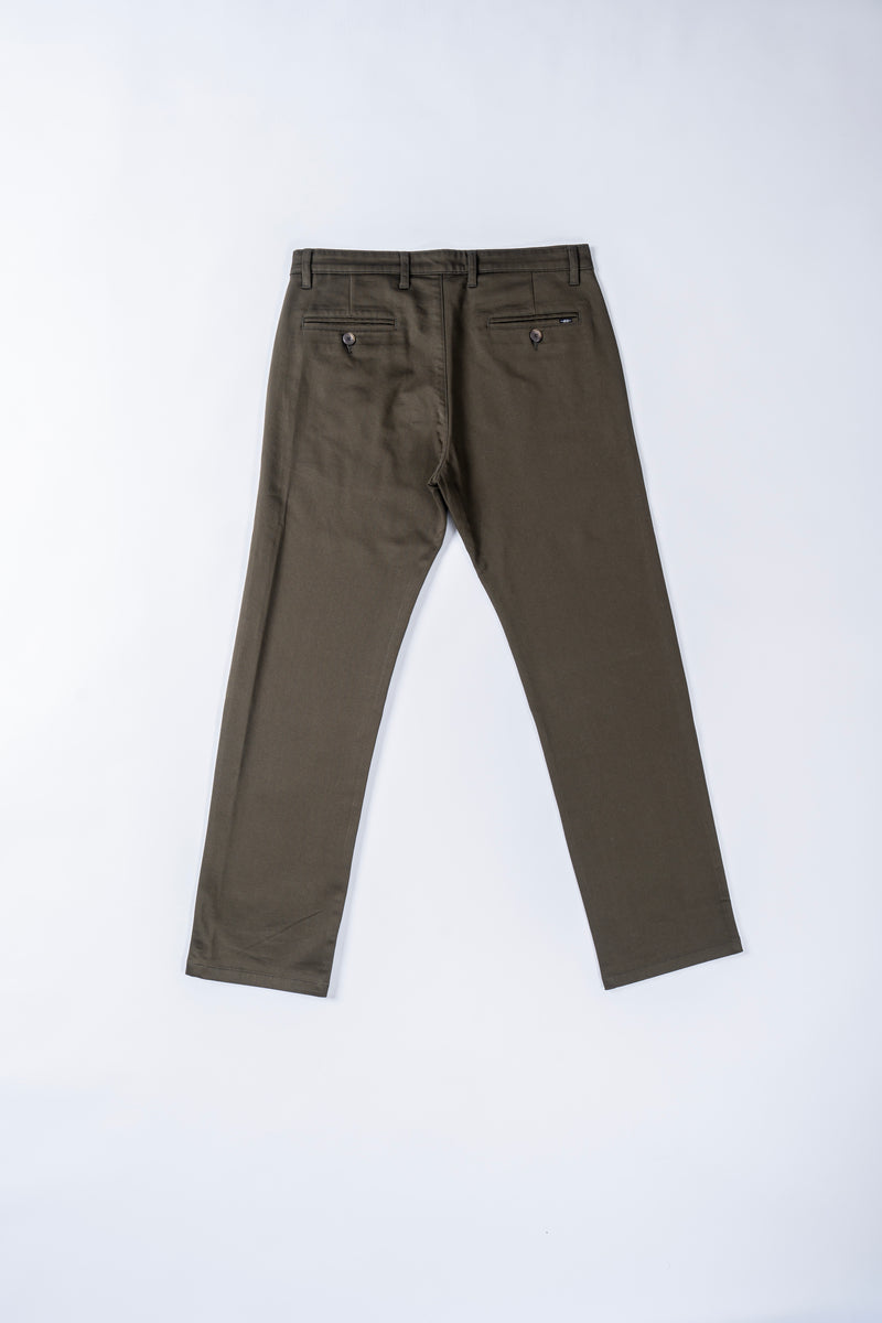 Edge Relaxed Fit Olive Moss Trouser-zoom-