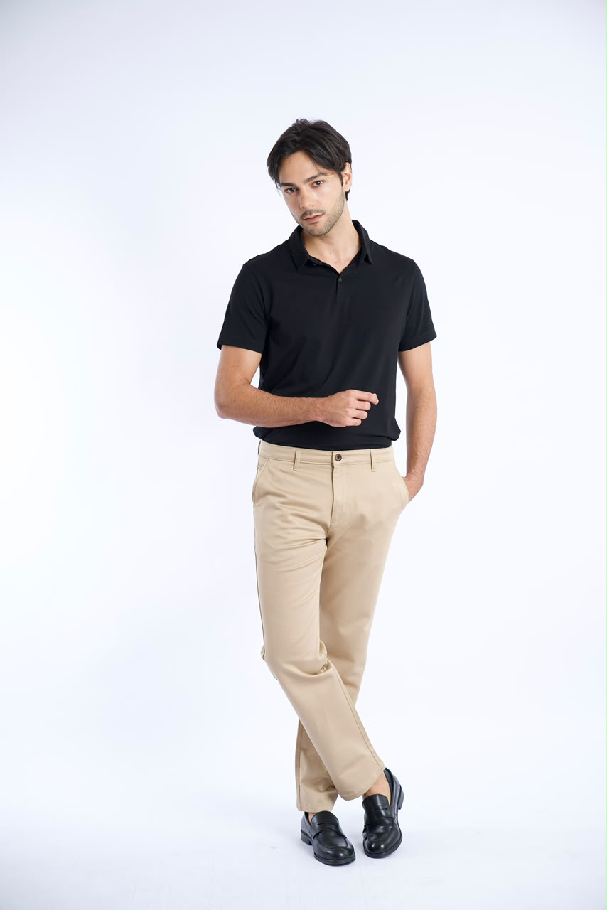 Ease Relaxed Fit Olive Moss Trouser-1