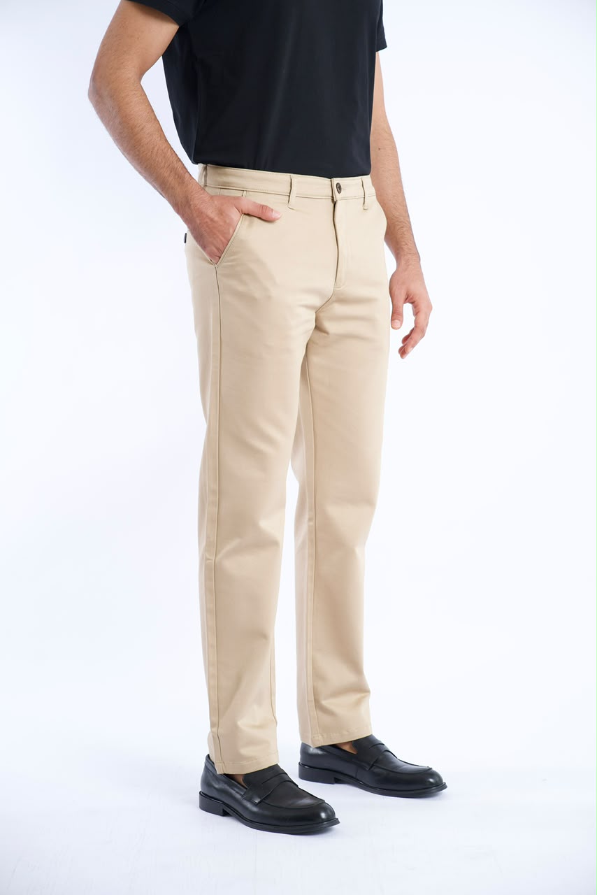 Ease Relaxed Fit Olive Moss Trouser-2