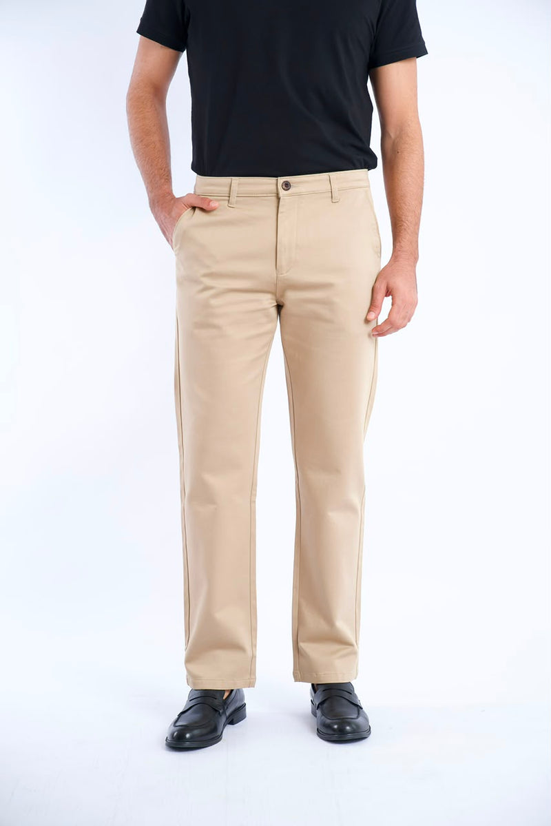 Ease Relaxed Fit Olive Moss Trouser-zoom-