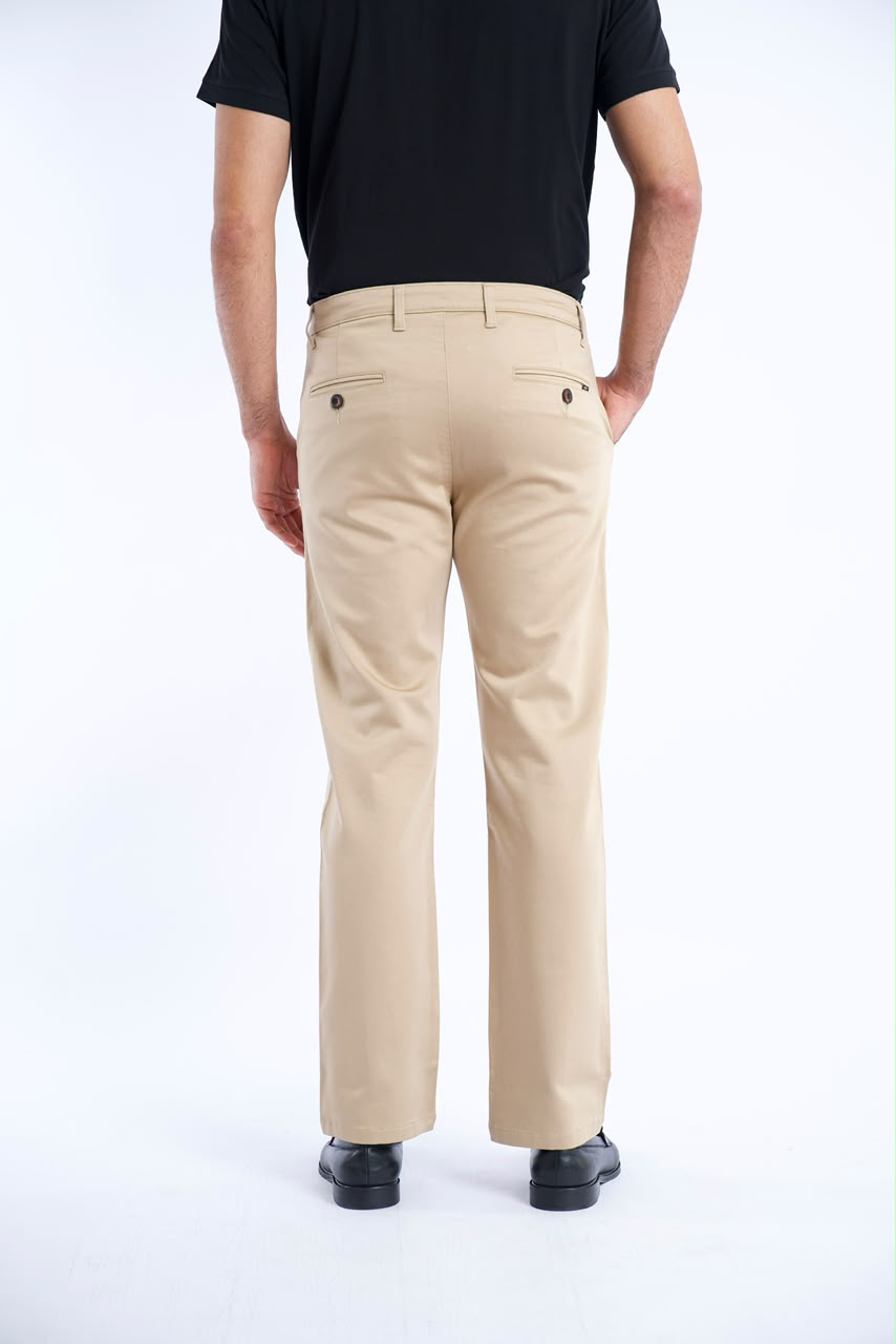 Ease Relaxed Fit Olive Moss Trouser-zoom-4