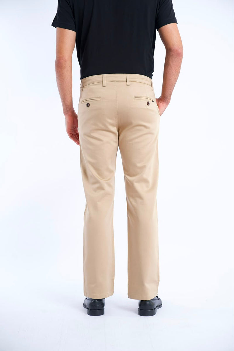 Ease Relaxed Fit Olive Moss Trouser-zoom-