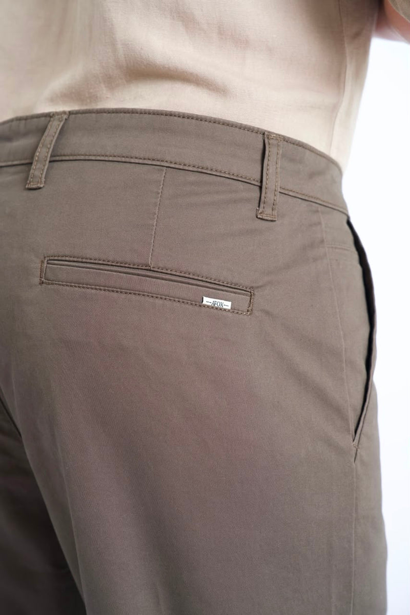 Motion Relaxed Fit Pearl White Trouser-zoom-