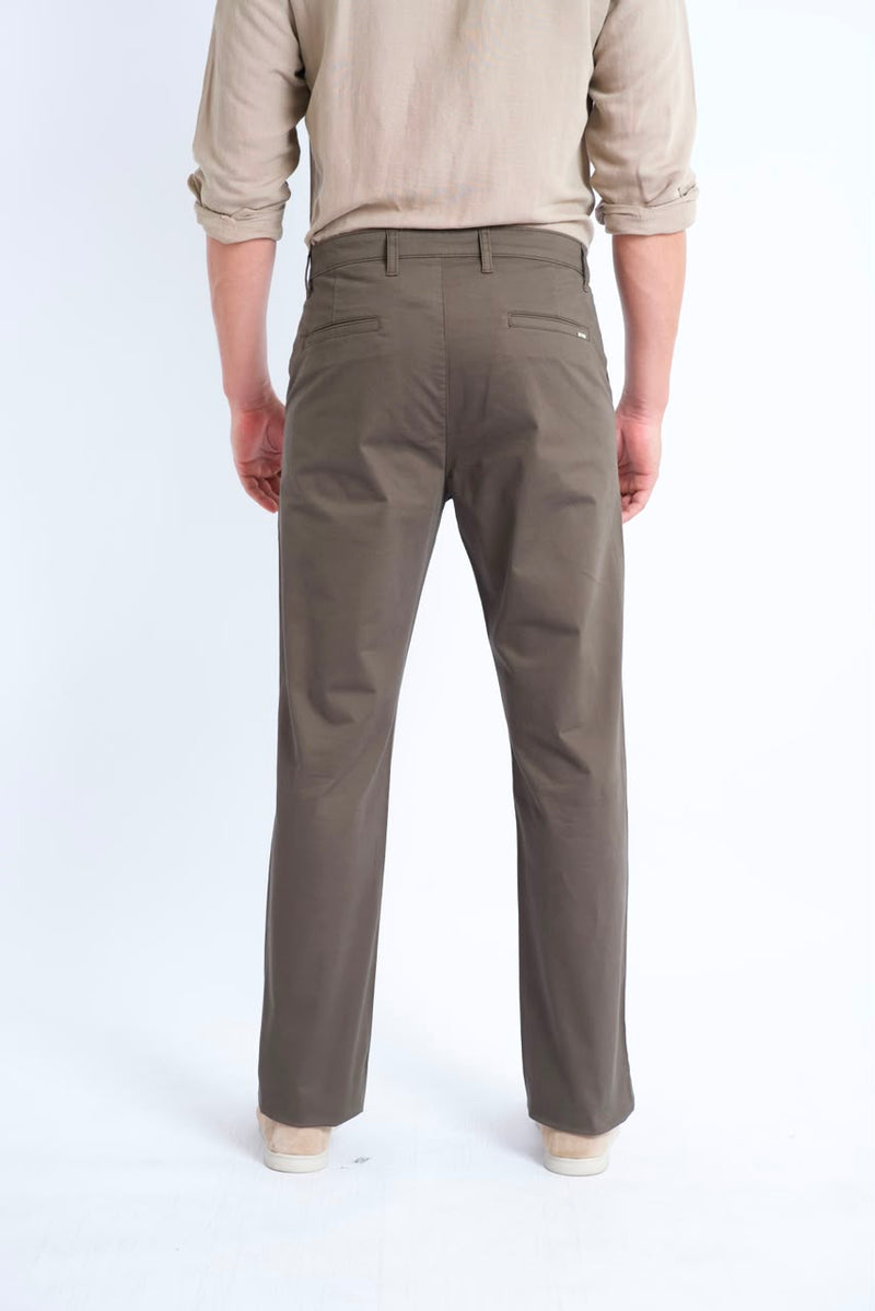 Motion Relaxed Fit Forest Green Trouser-zoom-