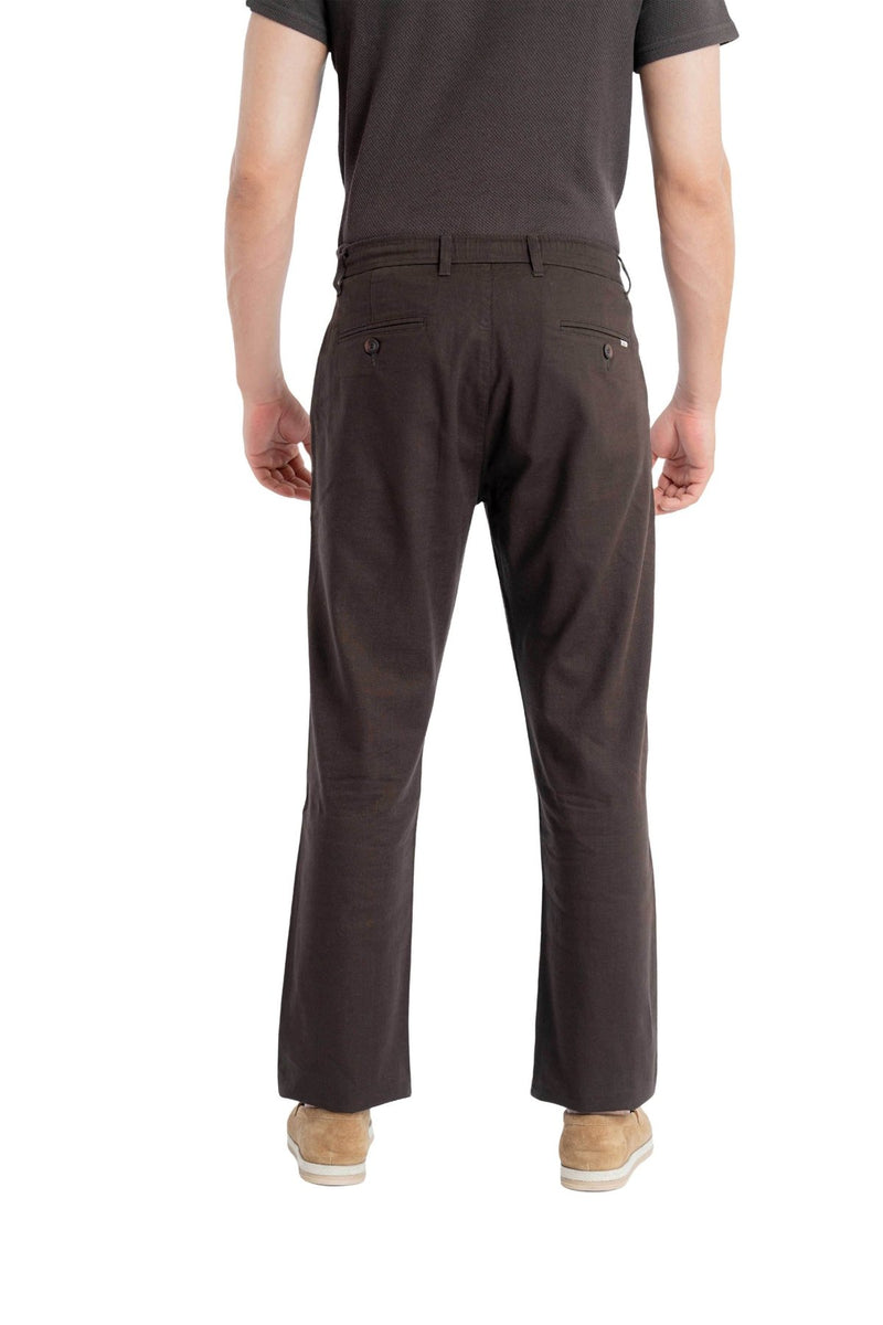 Air Relaxed Fit Espresso Coffee Trouser.-zoom-